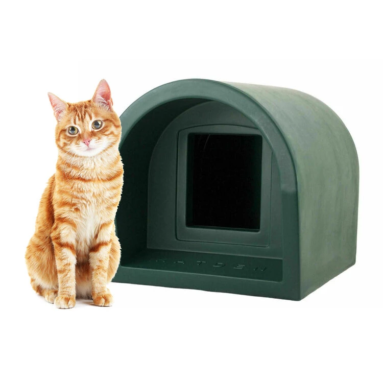 Mr Snugs Katden Cat Kennel & Self Heating Pet Pad - Dark Green 6 Mr Snugs Katden Cat Kennel & Self Heating Pet Pad - Dark Green - Image 4