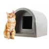 Mr Snugs KatDen Outdoor Cat Kennel/Shelter - Dark Grey (Various Options) -Cat Courtyard grey katden 1