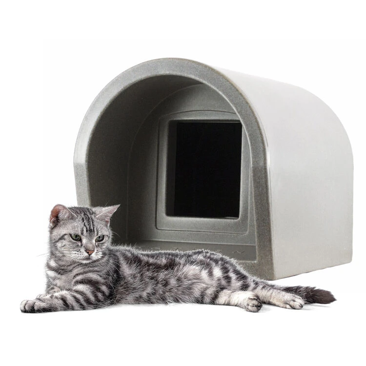 Mr Snugs KatDen Outdoor Cat Kennel/Shelter - Dark Grey (Various Options) 4 Mr Snugs KatDen Outdoor Cat Kennel/Shelter - Dark Grey (Various Options) - Image 2