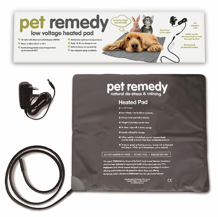 Pet Remedy Low Voltage Electrically Heated Pet Pad 3 Pet Remedy Low Voltage Electrically Heated Pet Pad