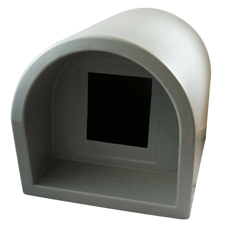 Mr Snugs KatDen Outdoor Cat Kennel/Shelter - Light Grey (Various Options)