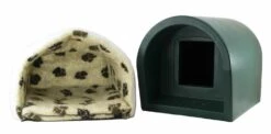 Mr Snugs KatDen Outdoor Cat Kennel/Shelter - Dark Green (Various Options) -Cat Courtyard imggreenbundle5