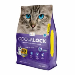 Intersand Odourlock Lavender Clumping Cat Litter -Cat Courtyard intersand ol lavender12kg handle