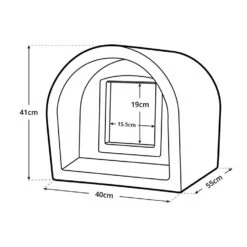 Mr Snugs KatDen Outdoor Cat Kennel/Shelter - Dark Grey (Various Options) 21 Mr Snugs KatDen Outdoor Cat Kennel/Shelter - Dark Grey (Various Options) -Cat Courtyard jobs contributions 648429 katden diagram 1
