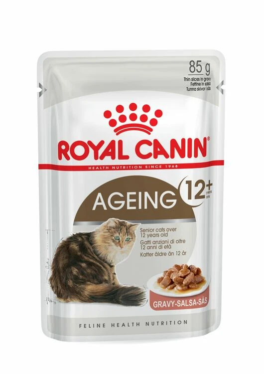 ROYAL CANIN® Ageing 12+ In Gravy Senior Wet Cat Food 3 ROYAL CANIN® Ageing 12+ In Gravy Senior Wet Cat Food