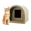 Mr Snugs KatDen Outdoor Cat Kennel/Shelter - Granite (Various Options) -Cat Courtyard sand katden 1 2