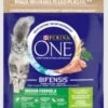 4 X Purina One Indoor Adult Dry Cat Food Turkey 750g