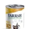 12 X Yarrah Organic Cat Pate Chicken With Spirulina & Seaweed 400g -Cat Courtyard yarrah 2